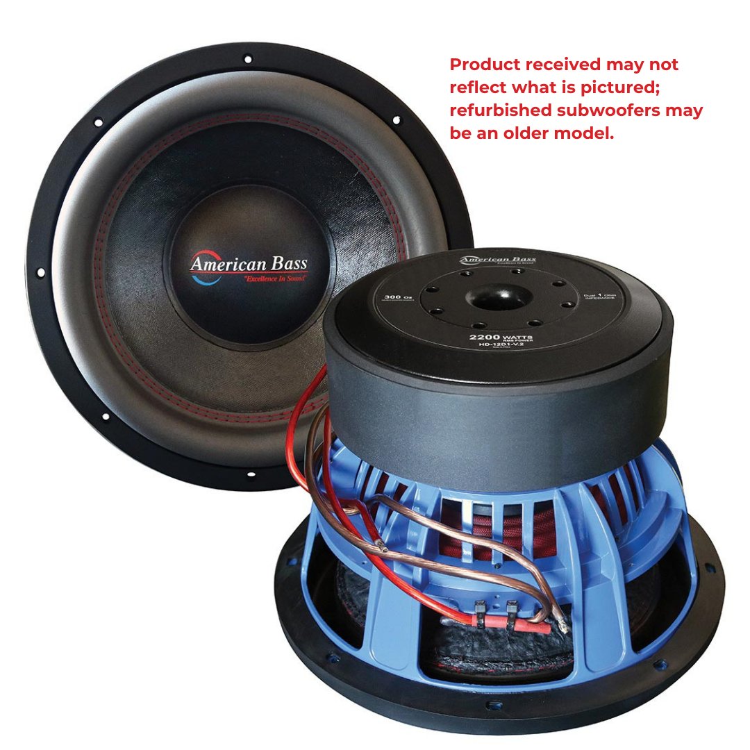 HD 12" Subwoofer Refurbished - American Bass Audio