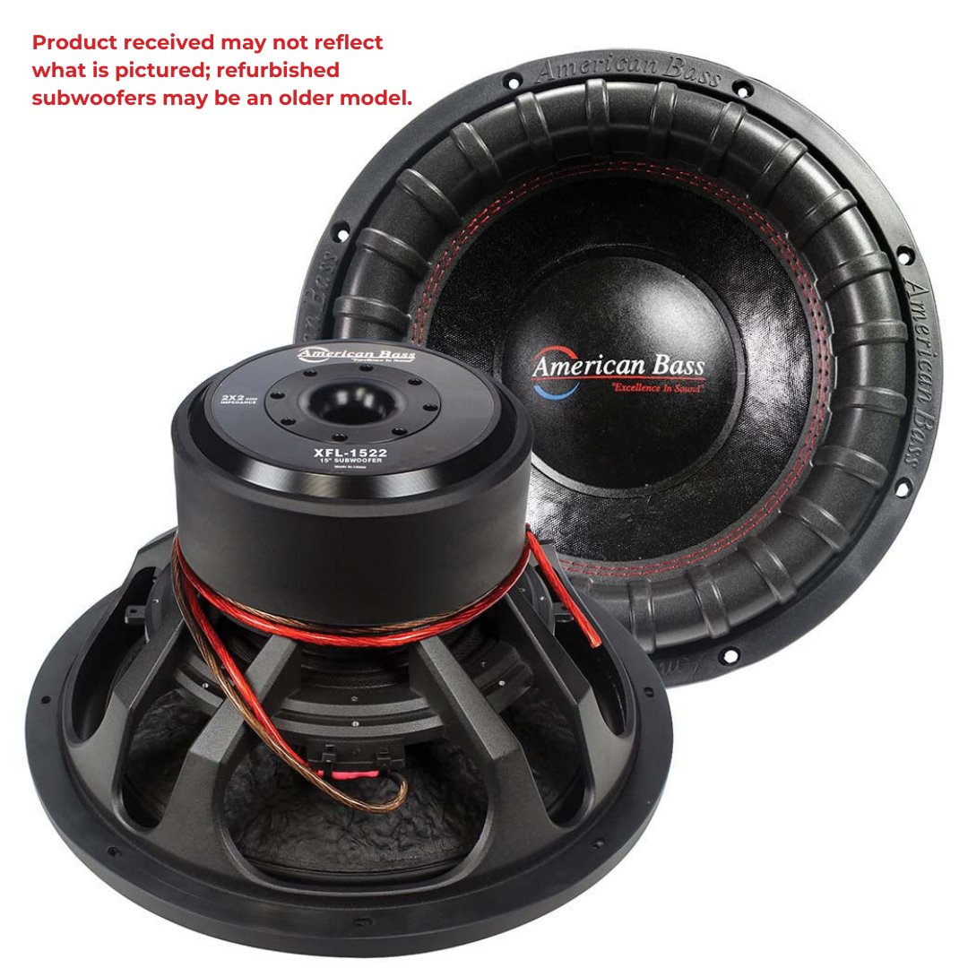 XFL 15" Subwoofer Refurbished - American Bass Audio