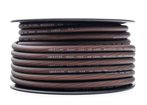 4 Gauge Mega Flex Power Cable 100ft Roll - American Bass Audio