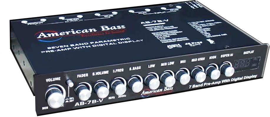 ABV-7B Equalizer - American Bass Audio