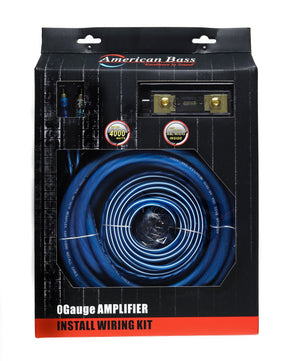 American Bass 0 Gauge Amplifier Kit - American Bass Audio