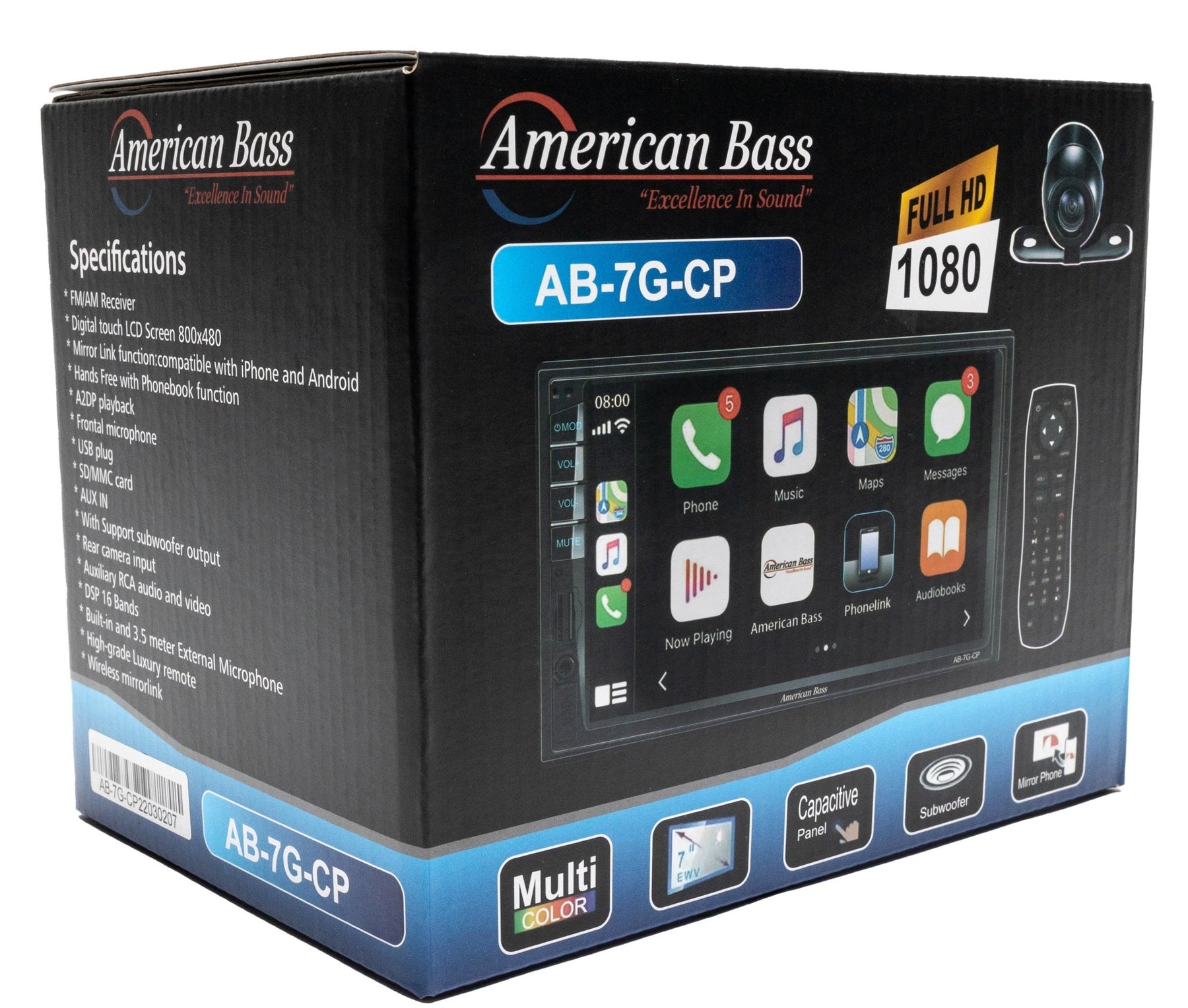 American Bass Car Play Radio 7G - American Bass Audio