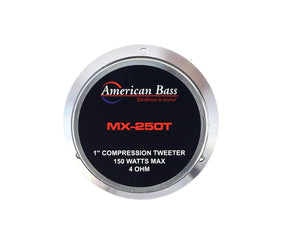 MX 250T Tweeters (Pair) - American Bass Audio