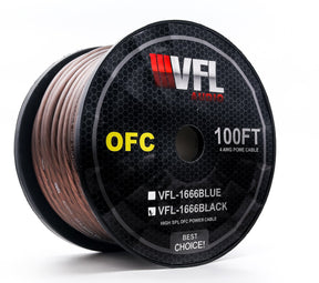 VFL 4 Gauge OFC Wire 100ft Roll - American Bass Audio